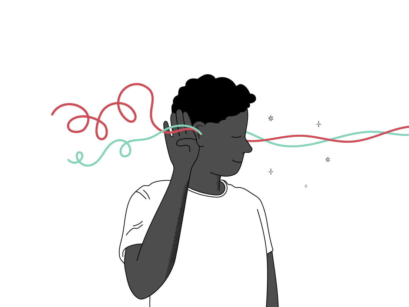 A man with a listening ear