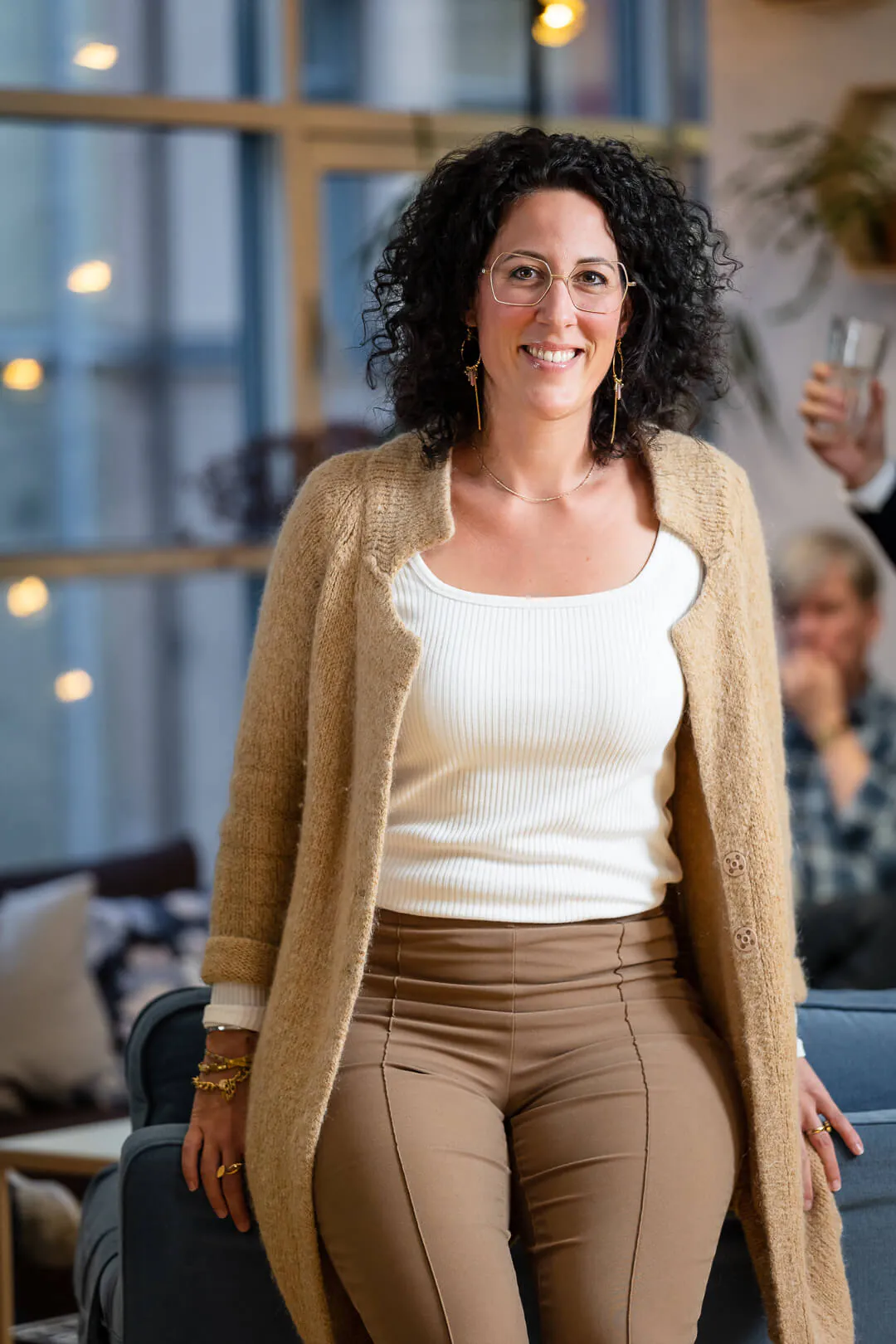 Person smiling at the camera